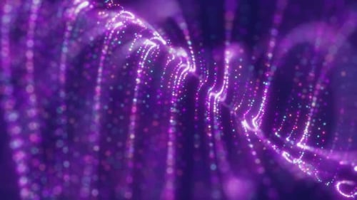 Colorful Glow Particles