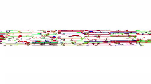 Digital Glitch Static Noise Transition Effect