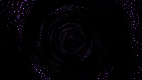 Holographic Dots Tunnel