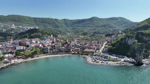 Amasra Historical And Touristic City On The Black Sea Coast Of Turkey