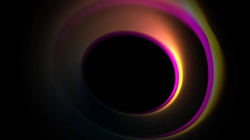 Abstract Colorful Circles Loopable Motion Background