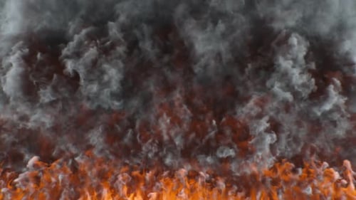 Fire Loop Wall with Smoke
