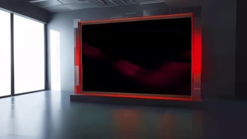 Interactive Virtual TV Studio: Engaging Set for Multimedia Broadcasting