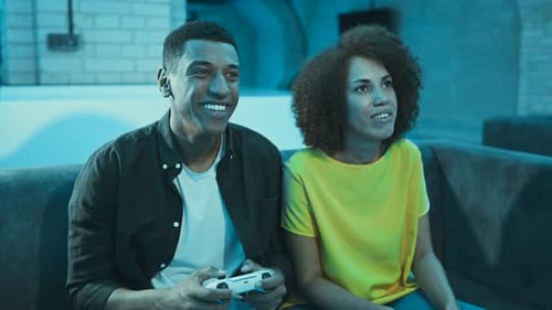 Young People Intensively Play Console Games