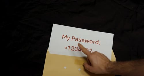 Weak password warning