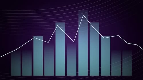 Animated Bar And Line Chart For Business Growth Data