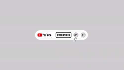 Animated YouTube Subscribe, Like, and Notification Button