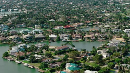 Aerial Footage Homes in Naples Florida Neighborhoods Real Estate Footage