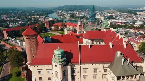 Wawel Royal Castle in Krakow Poland