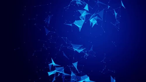 Blue Modern Plexus Network Background Loop V2