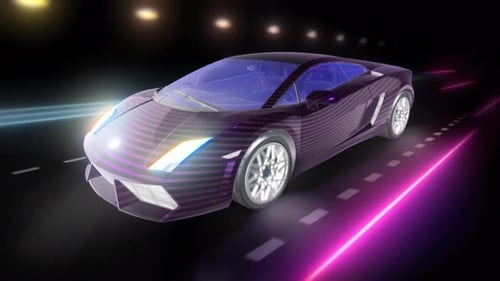 Car infinite Loop no driver 4K Resolution