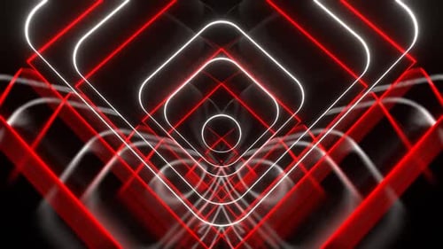 Red And White Hypnotic Abstract Moving Background Vj Loop In Hd