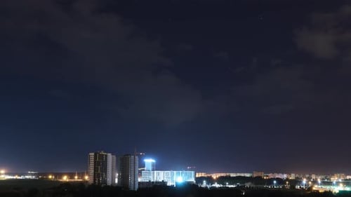 Time Lapse Night Time Work