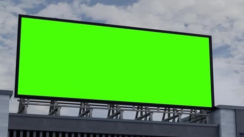 Billboard Mockup Green Screen