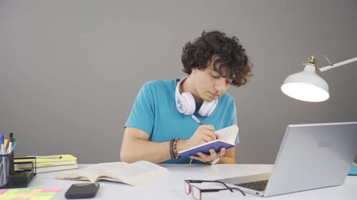 Distance education student.