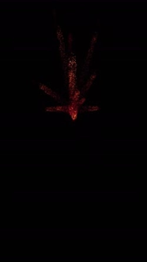 Glowing Particle Burst Reveal Animation