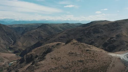 Mountain Ridges And Valleys. Vast Wilderness Landscapes