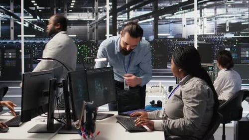 Team Collaboration in a Modern Server Room