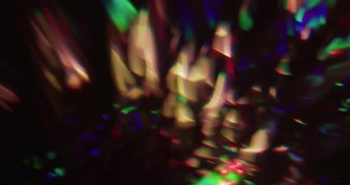 Defocused Light Lens Holographic Flare Colorful