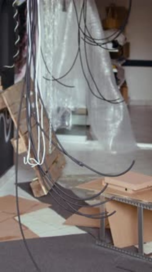 Vertical Video Graffiti in Desolate Location Used As Hanging Place By Teenagers