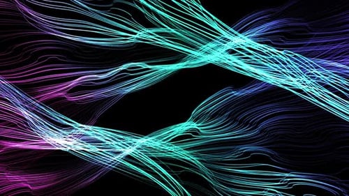Yarn Wave Hintergrund Loop V8