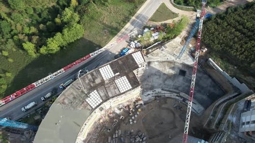 Construction Site Aerial
