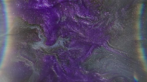 Acrylic Spread Blur Glitter Paint Emulsion Blend