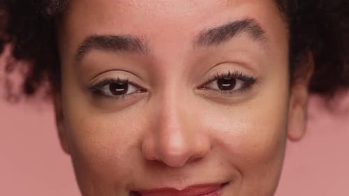 Close Up of Woman's Smiling Face