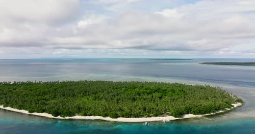 Seascape with Sea and Island