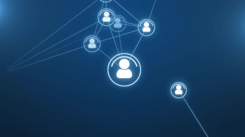 Global Network Connection Connecting People