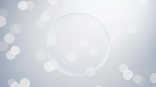 Elegant Clean Sphere Bokeh Reveal Background