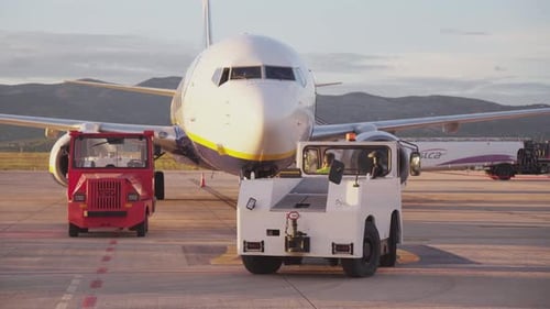 Preparation for a take-off aircraft