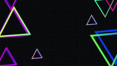 Abstract Memphis Retro Style 1980s-1990s