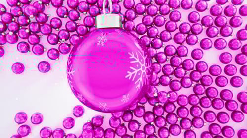 Funny Christmas Balls Pink