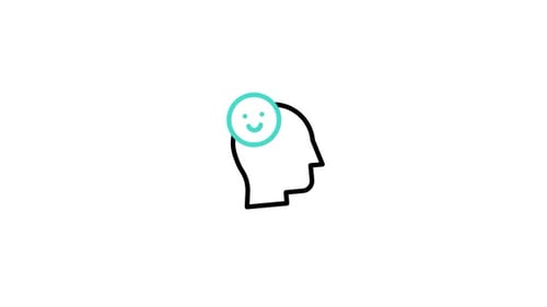 Emotionales animiertes Symbol