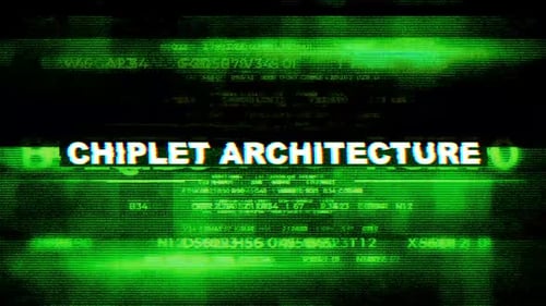 Retro Glitch Text Reveal with Green Data Code