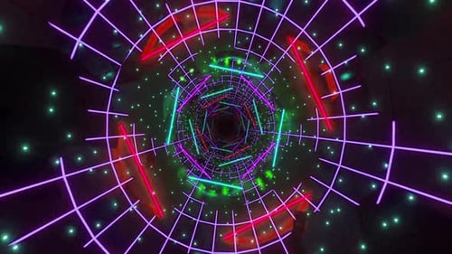 Green concentric circles pattern