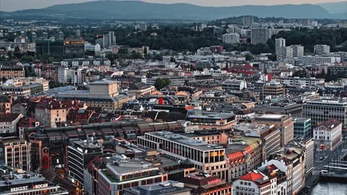 Geneva view from the air