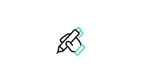 Animiertes Stiftsymbol