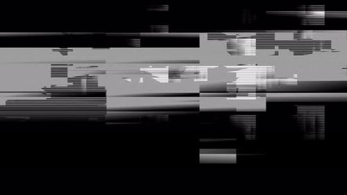 Corruption Collection: animación superpuesta digital de una cinta VHS rota con un patrón rojo parpadeante