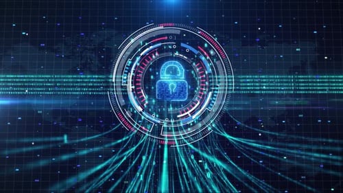 Cyber Security And Big Data Password Lock, Background