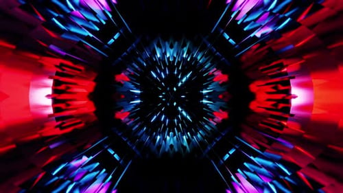 Blau/Rosa mit roten Lichtern, VJ Loop, Hintergrund-Equalizer