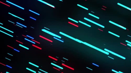 Abstract Neon Lines Diagonal Movement Background Loop