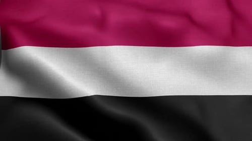 Seamless Waving Flag Realistic Animation