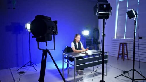 Creating a video studio.