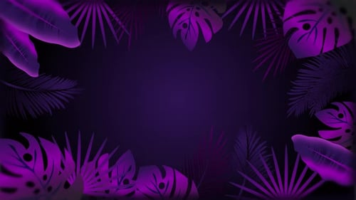 Abstract Tropical Backround | 4K