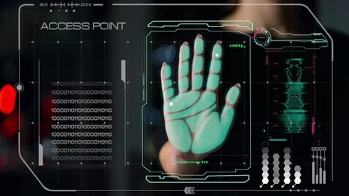 Hand Scan, Futuristic Technology Security