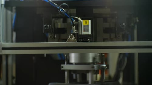 Machinery Moving in Factory Setting