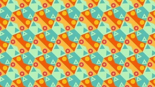 Animated Geometric Background 4K