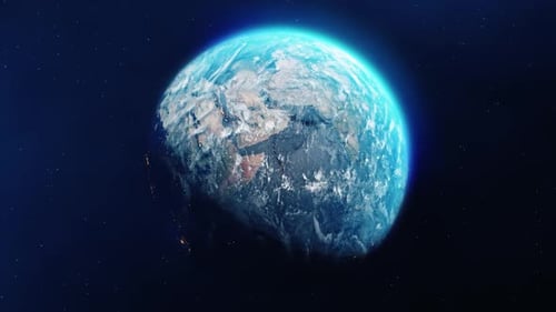 Realistic Rotation of the Earth From Day to Night